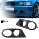 Καπάκια Προβολέα Εμπρός Πλαινά Για Bmw 3 E46 M3 98-05 Hamman Look Διπλά Μαύρα Αριστερό & Δεξί 2 Τεμάχια China (CAR0029327)
