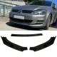 Μπροστινό Spoiler Για VW Golf VII (7) 12-17 Standard Έκδοση Μαύρο Χρώμα Από Abs Πλαστικό 3 Τεμάχια (CAR0029538)