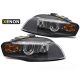 Μπροστινά Φανάρια Set Για Audi A4 B7 04-08 D1S Xenon Μαύρα Με Μοτέρ TYC (CAR0031594)