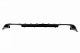 Diffuser Πίσω Προφυλακτήρα Για VW Golf VII (7.5) 17-20 Facelift R-Look Μαύρο Γυαλιστερό (CAR0031756)