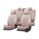 Καλύμματα Αυτοκινήτου Otom Coral Design Universal Full Δερματίνη Σετ Εμπρός / Πίσω 11 Τεμαχίων Μπεζ CRΑL-102 (CAR0031961)