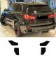 Splitters Πίσω Προφυλακτήρα Δεξιά & Αριστερά Για Bmw X5 F15 13-18 Με M-Technik Προφυλακτήρα M-Performance Look (CAR0032091)