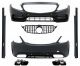 Body Kit Για Mercedes-Benz C-Class W205 14-20 Sedan Amg C63s Facelift Look Με Μάσκα & Μπούκες (CAR0032590)