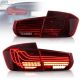 Πισινά Φανάρια Set Για Bmw 3 F30 11-18 Sedan CSL M3 F80 / Laser Look Red/Crystal Vland (CAR0032863)