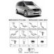Βάσεις Πλαινών Σκαλοπατιών (Dma) Για Mercedes-Benz V-Class 2014-2019 Van W447 (CAR0033210)