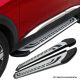 Πλαινά Σκαλοπάτια Με Βάσεις Για Nissan Juke 2011-2019 F15  FABA Silver-Black 173cm 2 Τεμάχια Αλουμινίου (CAR0033952)
