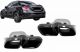 Μπούκες Εξάτμισης Για Mercedes-Benz C-Class W205 / E-Class W213 / S-Class W222 / GLE C292 / GLE W166 / GLC W253 Amg Look Black Edition 2 Τεμάχια (CAR0034065)