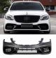 Μπροστινός Προφυλακτήρας Για Mercedes-Benz S-Class W222 Facelift 17-20 Amg S63 Look Black Edition (CAR0034070)
