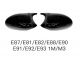 Καπάκια Καθρεφτών Για Bmw 1 E87/E81/E82/E88, 3 E90, E91 05-08 / E92, E93 06-10 M3/M4 Look Μαύρο Γυαλιστερό & Ματ 2 Τεμάχια (CAR0034089)