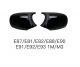 Καπάκια Καθρεφτών Για Bmw 1 E87/E81/E82/E88, 3 E90, E91/ E92, E93 M3/M4 Look Facelift LCI Μοντέλα Μαύρο Γυαλιστερό & Mat 2 Τεμάχια (CAR0034090)