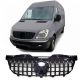 Μάσκα Για Mercedes-Benz Sprinter W906 Pre-Facelift 09-13 GT Amg Panamericana Μαύρο Γυαλιστερό  1 Τεμάχιο (CAR0034096)