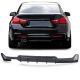 Diffuser Πίσω Προφυλακτήρα Για Bmw 4 F32 Coupe / F33 Cabrio / F36 Gran Coupe 13-21 M-Tech Μαύρο Ματ Με 1 Διπλή Τρύπα Εξάτμισης Αριστερά Από Abs Πλαστικό 1 Τεμάχιο (CAR0034195)