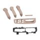 Set Εσωτερικών Χειρολαβών Για VW Golf 4/ Passat / Skoda Superb /Seat Alhambra / Ford Galaxy Μπεζ 9 Τεμαχίων (CAR0034300)