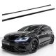 Πρόσθετα Πλαινά Μασπιέ Για VW Golf VII (7.5) 17-20 Για R / R-Line Μασπιέ Μαύρο Γυαλιστερό Χρώμα Από Abs Πλαστικό 2 Τεμάχια (CAR0034459)