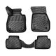 Πατάκια Σκαφάκια 3D Από Λάστιχο TPE Για Bmw 1 F40 19-24 Black Rizline 4  Τεμάχια Μαύρα (CAR0034641)