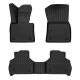 Πατάκια Σκαφάκια 3D Από Λάστιχο TPE Για Bmw X5 G05 2018+ Black Rizline 4  Τεμάχια Μαύρα (CAR0034657)