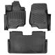 Πατάκια Σκαφάκια 3D Από Λάστιχο TPE Για Ford F 150- 2015-2023 SuperCrew (Crew Cab) / Carpet Floor/Bucket Seating / Fold-Flat Non Storage Rizline 3 Τεμάχια Μαύρα (CAR0034679)