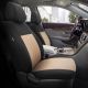 Καλύμματα Αυτοκινήτου Otom Flex Design Universal Βαμβακερό Ύφασμα Rachel Σετ Εμπρός / Πίσω 10 Τεμαχίων Μαύρο / Μπεζ FLX-103 (CAR0034722)