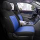 Καλύμματα Αυτοκινήτου Otom Flex Design Universal Βαμβακερό Ύφασμα Rachel Σετ Εμπρός / Πίσω 10 Τεμαχίων Μαύρο / Μπλε FLX-107 (CAR0034726)