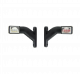 Σετ Τριπλά Πλευρικά Φώτα Θέσης 6 Led 12V - 24V Κόκκινο / Λευκό / Κίτρινα 140mm x 105mm x 35mm IP67 FZ2X-MAR1075