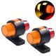 Σετ LED Όγκου NEON Κερατάκια Τριπλά 12V / 24V IP67 Πορτοκαλί / Πορτοκαλί / Κόκκινό 76mm x 76mm x 92mm FZ2X-MAR1521
