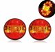LED Σέτ Φανός Οπίσθιος Ø14cm 12V / 24V Φρένων / Φλάς / Πορείας FZ2XST0520