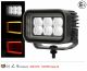 LED Προβολέας 10-30 Volt Υψηλής Ισχύος 42W Λευκό / DRL Πορτοκαλί / Κόκκινο 116.2mm x 73.2mm x 60.5mm IP68 E-mark E9 FZHAL555