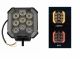 LED Προβολέας - Φανάρι Οπίσθιος DEMMON 9-32 Volt 27W Φρένο / Φλας / Πορείας / Όπισθεν - Λευκό / Πορτοκαλί / Κόκκινο 120mm x 136mm x 43mm IP67 E-mark E9 FZHAL722
