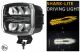 LED Προβολέας Ψυχρό Λευκό 10-30 Volt Υψηλής Ισχύος 105W με DRL Πορτοκαλί / Λευκό 220mm X 167mm IP68 E-mark FZHAL835