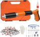 Καρφωτικό Χειρός για Καρφιά Πιστόλι Καρφιών για Καρφιά Τοίχου Μίνι Πνευματικό 30cm Διαμέτρημα 7,3cm με Αξεσουάρ και Θήκη Μεταφοράς Πορτοκαλί με 100 Καρφιά FZIN0347