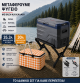 Βάση για Φορητό Ψυγείο 50cm x 38cm x 35cm Μαύρη με Τσάντα Μεταφοράς με Ισοθερμική Τσάντα Χειρός 60 λίτρων 43cm x 23cm x 39cm και Ηλεκτρικό Φορητό Ψυγείο 12V / 24V / 220V 35.3L Ψύξη / Θέρμανση Flexzon FZIN0525+-IN0380-+-IN0520