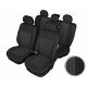 Σετ Καλύμματα Αυτοκινήτου Ύφασμα Kegel 9τμχ. Μαύρο για Toyota Yaris Mk3 2011-2019 FZKBTCSC005