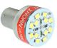 Βομβητής λάμπας 12 LED Reverse Beep 12V Λευκό P21W BA15S FZKRU045