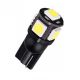 LED T10 5 SMD 5050 12V Ψυχρό Λευκό 1 Τεμάχιο FZKRU101