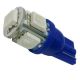T10 LED 5 SMD 5050 12V Μπλέ 1 Τεμάχιο FZKRU134