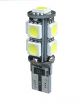 T10 LED Can Bus 9 SMD 5050 12V Μπλέ 1 Τεμάχιο FZKRU140