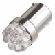Λαμπτήρας LED BA15S (1156) 9xFlux 5mm 12V Πορτοκαλί 1 Τεμάχιο FZKRU154