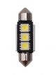 Σωληνωτός LED 36mm Can Bus με 3 SMD 5050 Ψυχρό Λευκό 1 Τεμάχιο FZKRU156