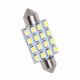 Σωληνωτός LED 39mm με 16 SMD 1210 Ψυχρό Λευκό 1 Τεμάχιο FZKRU161