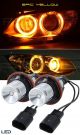 Λάμπες Αυτοκινήτου Angel Eyes για BMW E39 / E60 / E53 X5 / E65 / E87 / E63 LED Κίτρινο 5W 2τμχ. FZKRU164