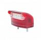 Led Φώτα Πινακίδας 12V / 24V Κόκκινο / Λευκό 3 Led 78.5mm x 50mm x 60mm 1 Τεμάχιο FZMAR1077