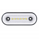 LED Όγκου Πλευρικής Σήμανσης με 6 LED και NEON Εφέ Λευκό 12V / 24V IP68 115mm x 44mm x 16mm FZMAR1147