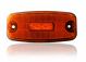 LED Φωτιστικό Πλευρικής Σήμανσης Πορτοκαλί 12V - 24V 110mm x 30mm FZMAR790