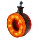 LED Φωτιστικό Σκουλαρίκι Πλευρικής Σήμανσης Πορτοκαλί / Κόκκινο 24V για Scania / Volvo / MAN / DAF / Mercedes FZMAR797