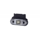 LED Φωτιστικό Πλευρικής Σήμανσης με Βάση 12V / 24V Λευκό 120mm X 46mm FZMAR804
