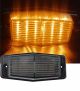 LED Φωτιστικό Σήμανσης με Φιμέ Καπάκι 12V / 24V Πορτοκαλί 126mm x 55mm x 38mm 1 Τεμάχιο FZMAR964