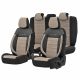 Σετ Καλύμματα Αυτοκινήτου Otom Comfortline Design Universal Ύφασμα Sued και Δερματίνη Εμπρός και Πίσω 11 Τεμαχίων Μαύρο / Μπέζ FZOM00025