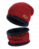 Σετ Χειμωνιάτικων Αξεσουάρ Σκουφί και Κασκόλ Κόκκινο 2 Τεμ. FZPRCLBG027