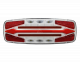 LED Neon Е-Мark Φανός Οπίσθιος 12V / 24V Φρένων - Tρεχούμενο φλας - Όπισθεν - Πορείας - Ομίχλης 350mm X 130mm X 61mm IP67 FZST0700
