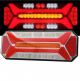 LED Neon Е-Мark Φανός Οπίσθιος 10V / 30V με 5 Λειτουργίες Tρεχούμενο φλας 353mm X 132mm FZST230